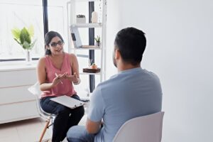Free counselling session for students seeking B.Ed admission guidance in a professional setting