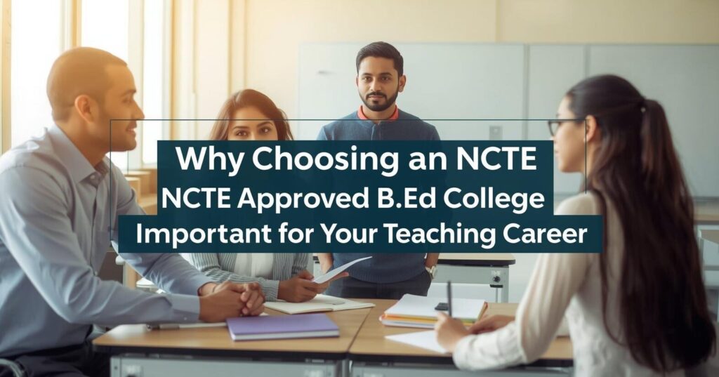 NCTE Approved B.Ed College for teaching career